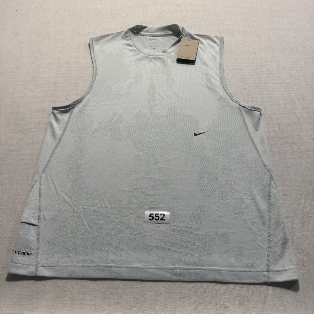 Nike Dri-FIT ADV APS Versatile Tank Top Training Shirt Men's Sz M Gray Brand New